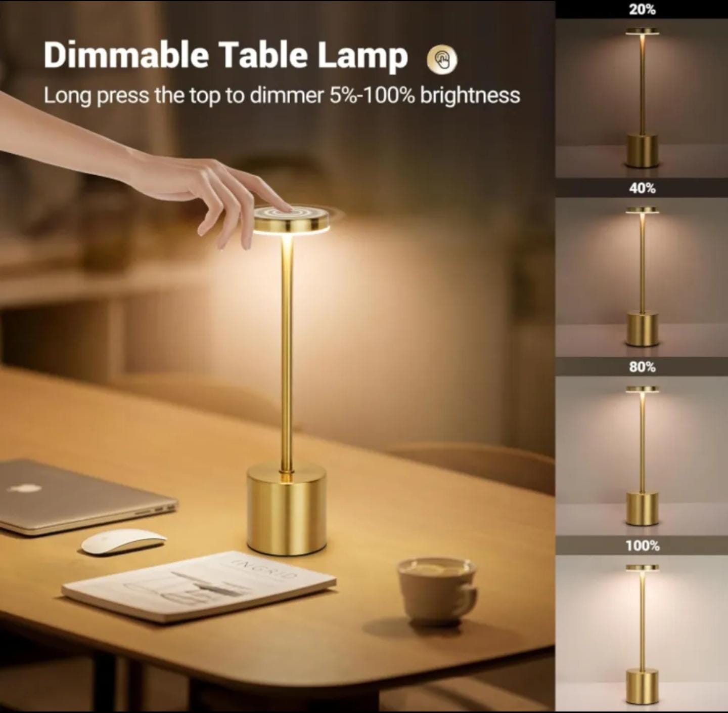 Rechargeable Table Touch Lamp